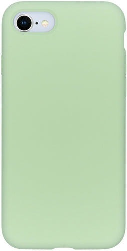 Accezz Liquid Silicone Backcover iPhone SE (2022 / 2020) / 8 / 7 - Schokabsorberend - Groen