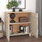 vidaXL - Dressoir - HAMAR - 85x35x80 - cm - massief - grenenhout - honingbruin