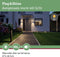 Paulmann Plug & Shine - LED-Grondopbouwlamp - Warm wit 180° IP67 3000K 2x3,3W Antraciet (2 stuks)