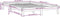 vidaXL - Bedframe - massief - grenenhout - grijs - 135x190 - cm