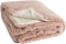 J-Line Plaid Cutie - Fleece Deken – Polyester – 180x130 cm – Poederroze
