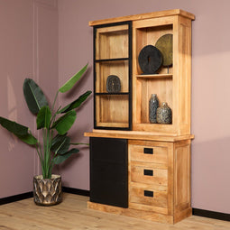 Nashville Vitrinekast | 120 cm-STF-7104