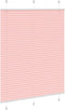 vidaXL - Plissé - rolgordijn - 105x150cm - stofbreedte - 104,4cm - polyester - roze