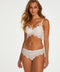Hunkemöller Marilee - Voorgevormde longline beugel bh - Kant - Wit - maat E85