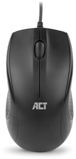 ACT AC5006 - Bedrade full-size optische muis 1000 DPI - Stille klik - Gemaakt van gerecycled materiaal
