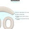 Somstyle Cover Geschikt voor Sony WH-1000XM4 & WH-1000XM3 Koptelefoon - Siliconen Hoes voor Oorkussens & Hoofdband - Beige