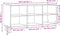 vidaXL - Tv-meubel - 103,5x30x50 - cm - bewerkt - hout - betongrijs