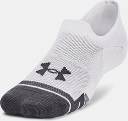 UA Performance Tech Ultra Low 3PK-WHT-LG