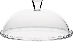 Pasabahce Taartplateau - met stolp -glas - 32cm