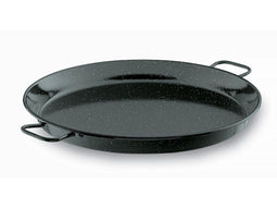 Geëmailleerde Paellapan - 50 cm - Zwart