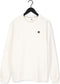 Anerkjendt Akallen Noos - Crewneck Trui - Biologisch katoen - Creme - Maat S