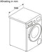 Bosch WNA13400NL - Wasdroogcombinatie - SpeedPerfect - ActiveWater Plus - EcoSilence Drive