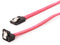 Gembird CC-SATAM-DATA90 - SATA datakabel - 90° haakse connector - Rood Zwart