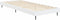 vidaXL - Bedframe - bewerkt - hout - wit - 75x190 - cm