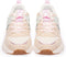 POSH by Poelman CAROCEL - Dames sneakers - Vetersluiting chunky zool 4 cm - Beige