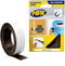 HPX magneettape - zelfklevend - 25 mm x 2 m - zwart