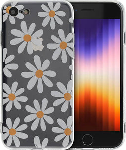 imoshion Hoesje Geschikt voor iPhone SE (2022) / SE (2020) / 8 / 7 Hoesje Siliconen - imoshion Design hoesje - Meerkleurig / Daisy Flower