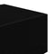 vidaXL - Nachtkastje - met - LED-verlichting - Zwart - Eiken - 70x36x40.5 - cm