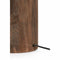 Light & Living Trapino - Tafellamp - Hout - Ø13x32cm - Bruin