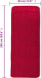 vidaXL - Strandhanddoeken - 6 - st - 400 - g/m² - 60x135 - cm - stof - bordeauxrood