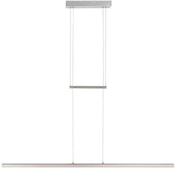 Steinhauer Profilo 3317ST - Hanglamp - Hoogte instelbaar 110-170cm - Zilver
