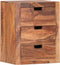 vidaXL - Nachtkastje - 40x30x50 - cm - massief - sheeshamhout