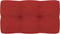 vidaXL Bankkussen pallet 70x40x10 cm rood