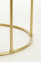 Mica Decorations Favani - Bloempot op standaard - Set van 3 - H80 x Ø28 cm - Goud (set van 3)