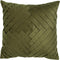 Dutch Decor PHILLY - Sierkussen velvet 45x45 cm - Chive - groen - Inclusief binnenkussen