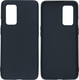iMoshion Hoesje Geschikt voor OnePlus 9 Hoesje Siliconen - iMoshion Color Backcover - Zwart