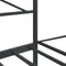 vidaXL - Slaapbank - zonder - matras - 100x200 - cm - staal - zwart