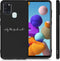 iMoshion Hoesje Geschikt voor Samsung Galaxy A21s Hoesje Siliconen - iMoshion Design hoesje - Zwart / Why The Fuck Not