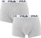 Fila - Man Boxer Elastic Band 2-pack - Grijs - Heren - maat L
