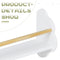 WOLTU Cloud - Kinder wand boekenplank set 3 delig - Wolkvorm - Wit MDF (3 delig)