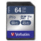 Verbatim Pro U3 SDXC - Geheugenkaart 64GB - UHS-3 voor 4K video