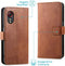 imoshion Hoesje Geschikt voor Samsung Galaxy Xcover 5 Hoesje Met Pasjeshouder - imoshion Luxe Bookcase - Bruin