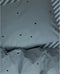 Studio Ditte Dekbedovertrek Blokken 140x220cm - Steenblauw