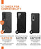 UAG - Civilian backcover hoes - Geschikt voor Samsung Galaxy Z Fold3 - Zwart