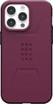 UAG - Civilian Mag geschikt voor iPhone 15 Pro Hoesje - bordeaux rood | bordeaux rood