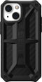 UAG - Monarch backcover hoes - Geschikt voor iPhone 13 Mini - Carbon Zwart + Lunso Tempered Glass