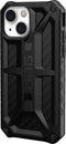 UAG - Monarch backcover hoes - Geschikt voor iPhone 13 Mini - Carbon Zwart + Lunso Tempered Glass