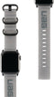 UAG Nato Strap band voor de Apple Watch Series 1 / 2 / 3 / 4 / 5 / 6 / 7 / 8 / 9 / SE - 38 / 40 / 41 mm - Grijs