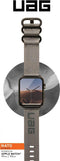 UAG Nato Strap band voor de Apple Watch Series 1 / 2 / 3 / 4 / 5 / 6 / 7 / 8 / 9 / SE - 38 / 40 / 41 mm - Grijs