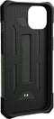 UAG - Pathfinder backcover hoes - Geschikt voor iPhone 13 - Groen + Lunso Tempered Glass