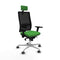Bureaustoel Piqueras y Crespo 3D086G2 Groen