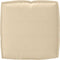vidaXL - Ligbedkussen - Beige - 50x50x12 - cm - Oxfordstof