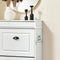 SoBuy FSR78-WG - Schoenenkast - 2 klapdeuren - Wit