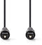 Nedis CAGB25000BK20 - Optische digitale kabel S/PDIF - 200 cm - Zwart