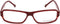 Men'Spectacle frame Ermenegildo Zegna VZ3608-09FH ø 57 mm Red