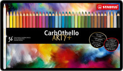STABILO CarbOthello - Kalkpastel Kleurpotloden - Metalen Etui 36 Kleuren (36 stuks)